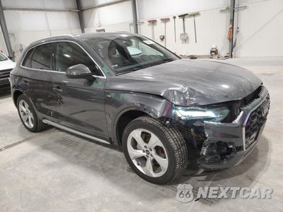 Czwarte zdjęcie samochodu z boku: 2022 AUDI Q5 PREMIUM PLUS 45 VIN:WA1EAAFY9N2001644 - miniatura