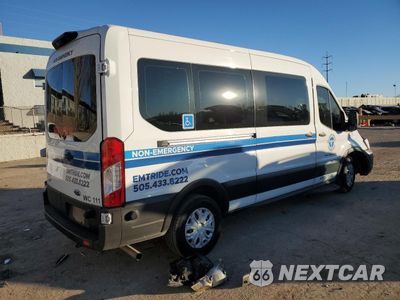 Trzecie zdjęcie samochodu z tyłu: 2020 FORD TRANSIT T-150 VIN:1FTYE1C89LKA63571 - miniatura
