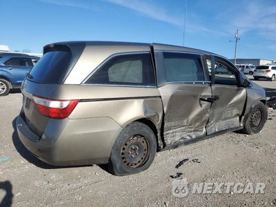 Trzecie zdjęcie samochodu z tyłu: 2013 HONDA ODYSSEY LX VIN:5FNRL5H28DB045597 - miniatura