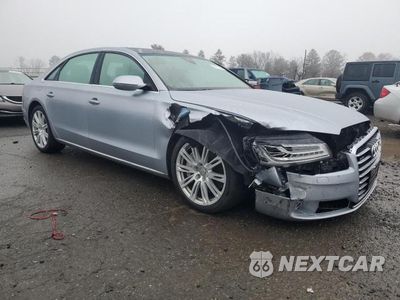 Czwarte zdjęcie samochodu z boku: 2016 AUDI A8 L QUATTRO VIN:WAU34AFD2GN015787 - miniatura