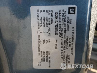 Zdjęcie 14 z 14 samochodu: 2007 CHEVROLET SILVERADO K1500 VIN:1GCEK19J77Z549847 - miniatura