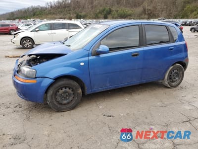 2007 CHEVROLET AVEO BASE KL1TD66667B768314 - główne zdjęcie licytacji z USA - miniatura