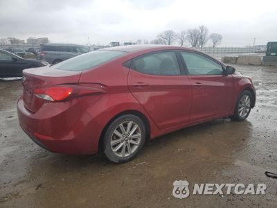 Trzecie zdjęcie samochodu z tyłu: 2014 HYUNDAI ELANTRA SE VIN:5NPDH4AE9EH464037 - miniatura