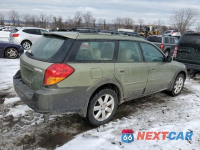 Trzecie zdjęcie samochodu z tyłu: 2006 SUBARU LEGACY OUTBACK 2.5I LIMITED VIN:4S4BP62C667357046 - miniatura