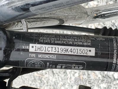 Zdjęcie 9 z 14 samochodu: 2009 HARLEY-DAVIDSON XL1200 C VIN:1HD1CT3199K401502 - miniatura
