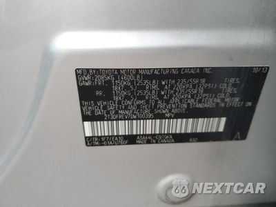 Zdjęcie 14 z 14 samochodu: 2013 TOYOTA RAV4 LIMITED VIN:2T3DFREV7DW100395 - miniatura