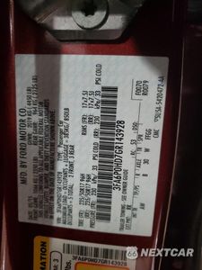 Zdjęcie 12 z 13 samochodu: 2016 FORD FUSION SE VIN:3FA6P0HD7GR143928 - miniatura