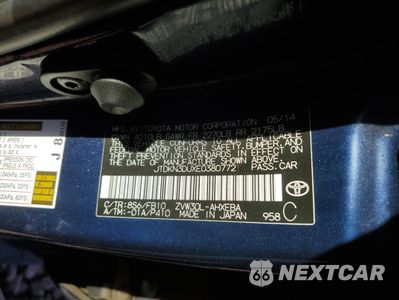 Zdjęcie 14 z 14 samochodu: 2014 TOYOTA PRIUS VIN:JTDKN3DUXE0380772 - miniatura