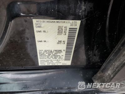 Zdjęcie 12 z 12 samochodu: 2017 NISSAN ALTIMA 2.5 VIN:1N4AL3AP2HC148577 - miniatura