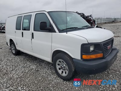 Czwarte zdjęcie samochodu z boku: 2013 GMC SAVANA G1500 VIN:1GTS7AFX4D1126621 - miniatura