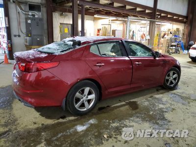 Trzecie zdjęcie samochodu z tyłu: 2014 KIA OPTIMA LX VIN:5XXGM4A76EG332312 - miniatura