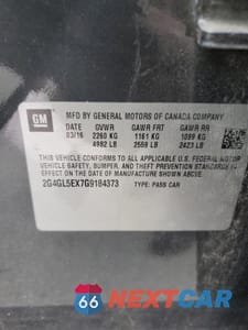 Zdjęcie 12 z 12 samochodu: 2016 BUICK REGAL VIN:2G4GL5EX7G9184373 - miniatura