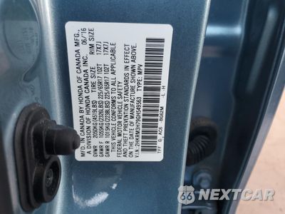 Zdjęcie 12 z 12 samochodu: 2016 HONDA CR-V EXL VIN:2HKRM3H79GH549563 - miniatura