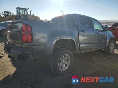 Trzecie zdjęcie samochodu z tyłu: 2021 CHEVROLET COLORADO LT VIN:1GCGSCEN3M1145192 - miniatura