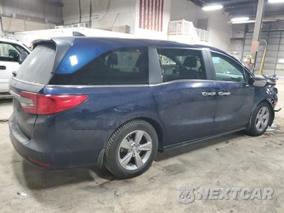 Trzecie zdjęcie samochodu z tyłu: 2020 HONDA ODYSSEY EXL VIN:5FNRL6H74LB069542 - miniatura