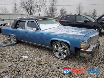 Czwarte zdjęcie samochodu z boku: 1989 CADILLAC FLEETWOOD BROUGHAM VIN:1G6DW6986F9705677 - miniatura