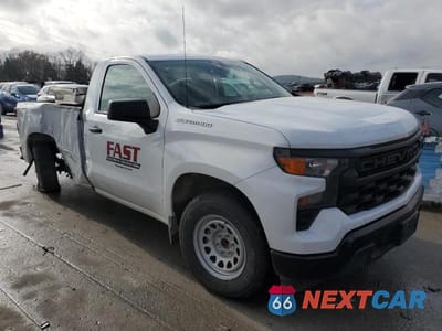 Czwarte zdjęcie samochodu z boku: 2023 CHEVROLET SILVERADO C1500 VIN:3GCNAAED6PG162127 - miniatura