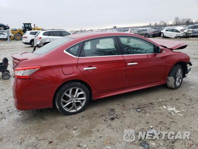 Trzecie zdjęcie samochodu z tyłu: 2014 NISSAN SENTRA S VIN:3N1AB7AP9EL622791 - miniatura
