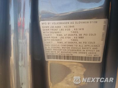 Zdjęcie 15 z 15 samochodu: 2009 VOLKSWAGEN TOUAREG 2 V6 VIN:WVGBE77LX9D015576 - miniatura