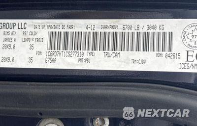 Zdjęcie 10 z 10 samochodu: 2012 DODGE RAM 1500 SPORT VIN:1C6RD7HT1CS277310 - miniatura