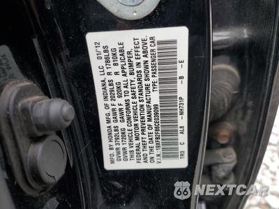 Zdjęcie 12 z 12 samochodu: 2012 HONDA CIVIC EX VIN:19XFB2F86CE039099 - miniatura