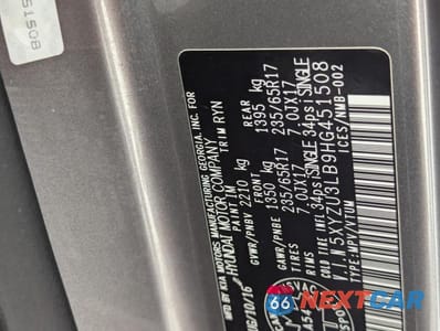 Zdjęcie 9 z 9 samochodu: 2017 HYUNDAI SANTA FE SPORT VIN:5XYZU3LB9HG451508 - miniatura