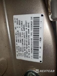 Zdjęcie 12 z 12 samochodu: 2007 HONDA ACCORD VALUE VIN:1HGCM56127A121195 - miniatura