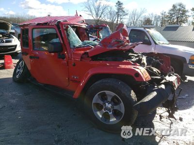 Czwarte zdjęcie samochodu z boku: 2017 JEEP WRANGLER UNLIMITED SAHARA VIN:1C4BJWEG3HL534523 - miniatura