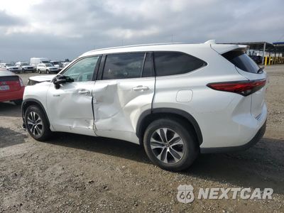 Drugie zdjęcie samochodu z przodu: 2020 TOYOTA HIGHLANDER HYBRID XLE VIN:5TDHARAH1LS500808 - miniatura