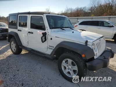 Czwarte zdjęcie samochodu z boku: 2016 JEEP WRANGLER UNLIMITED SPORT VIN:1C4BJWDG3GL330773 - miniatura
