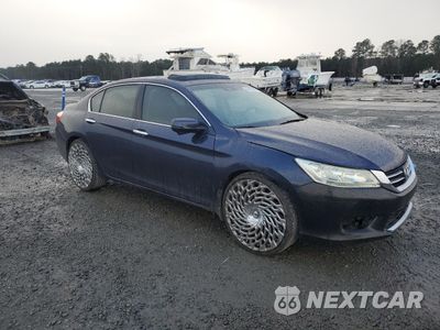 Czwarte zdjęcie samochodu z boku: 2014 HONDA ACCORD EXL VIN:1HGCR3F84EA035242 - miniatura