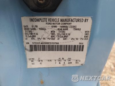 Zdjęcie 12 z 12 samochodu: 2008 FORD F450 SUPER DUTY VIN:1FDXF46R88ED15780 - miniatura