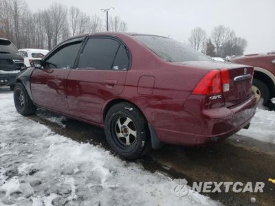 Drugie zdjęcie samochodu z przodu: 2003 HONDA CIVIC LX VIN:1HGES15563L021644 - miniatura