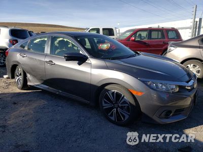 Czwarte zdjęcie samochodu z boku: 2018 HONDA CIVIC EX VIN:JHMFC1F34JX003497 - miniatura