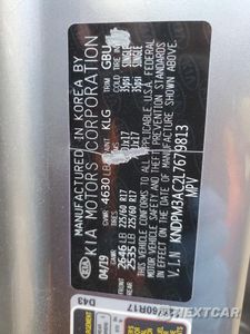 Zdjęcie 15 z 16 samochodu: 2020 KIA SPORTAGE LX VIN:KNDPM3AC2L7679813 - miniatura