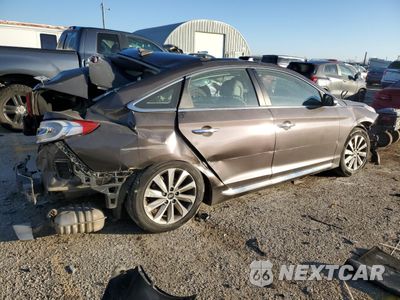 Trzecie zdjęcie samochodu z tyłu: 2016 HYUNDAI SONATA SPORT VIN:5NPE34AF4GH432286 - miniatura