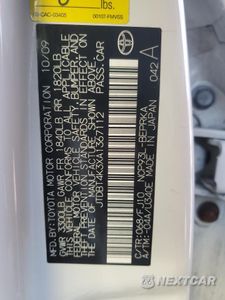 Zdjęcie 14 z 14 samochodu: 2010 TOYOTA YARIS VIN:JTDBT4K3XA1367112 - miniatura