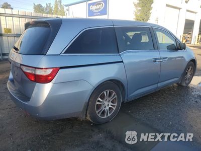Trzecie zdjęcie samochodu z tyłu: 2011 HONDA ODYSSEY EXL VIN:5FNRL5H68BB104003 - miniatura
