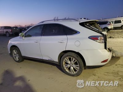 Drugie zdjęcie samochodu z przodu: 2010 LEXUS RX 450H VIN:JTJBC1BA9A2012887 - miniatura