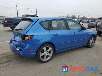 Trzecie zdjęcie samochodu z tyłu: 2006 MAZDA 3 HATCHBACK VIN:JM1BK143861412859 - miniatura