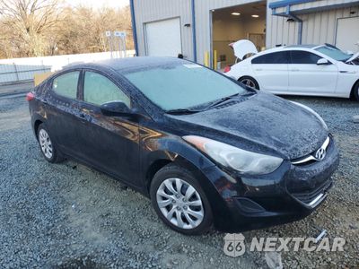 Czwarte zdjęcie samochodu z boku: 2011 HYUNDAI ELANTRA GLS VIN:5NPDH4AE5BH060244 - miniatura