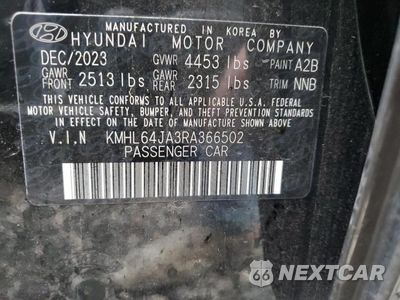Zdjęcie 13 z 13 samochodu: 2024 HYUNDAI SONATA SEL VIN:KMHL64JA3RA366502 - miniatura