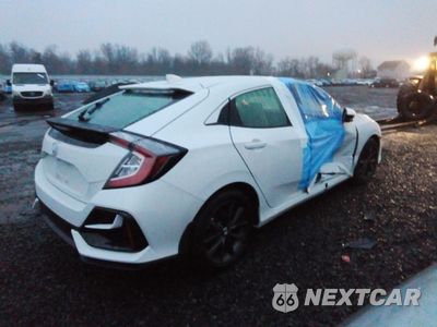 Trzecie zdjęcie samochodu z tyłu: 2021 HONDA CIVIC EX VIN:SHHFK7H60MU401284 - miniatura