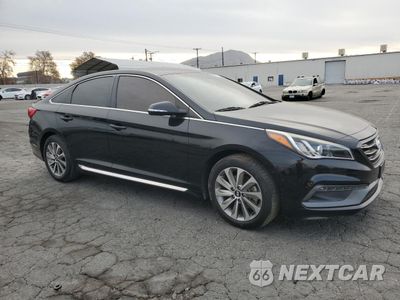 Czwarte zdjęcie samochodu z boku: 2017 HYUNDAI SONATA SPORT VIN:5NPE34AF0HH438877 - miniatura