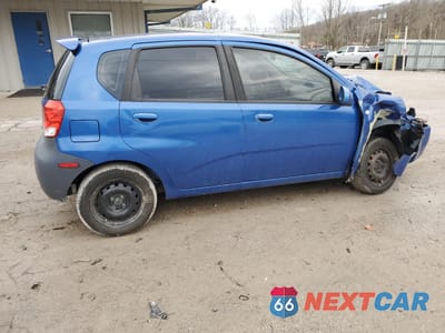 Trzecie zdjęcie samochodu z tyłu: 2007 CHEVROLET AVEO BASE VIN:KL1TD66667B768314 - miniatura