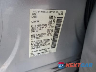 Zdjęcie 14 z 14 samochodu: 2010 NISSAN ARMADA SE VIN:5N1AA0NC3AN603349 - miniatura