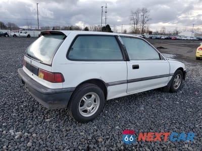 Trzecie zdjęcie samochodu z tyłu: 1991 HONDA CIVIC VIN:2HGED6345MH560272 - miniatura