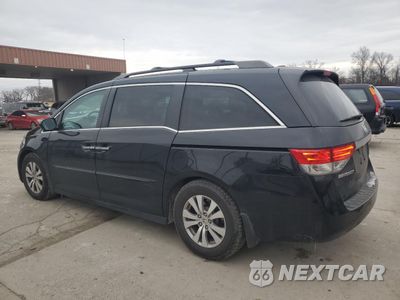 Drugie zdjęcie samochodu z przodu: 2014 HONDA ODYSSEY EXL VIN:5FNRL5H65EB133446 - miniatura