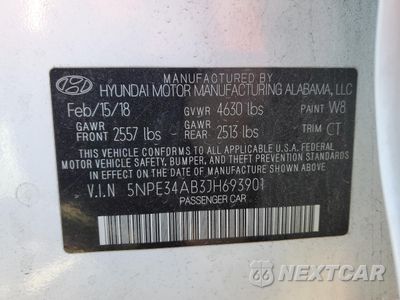 Zdjęcie 14 z 14 samochodu: 2018 HYUNDAI SONATA SPORT VIN:5NPE34AB3JH693901 - miniatura