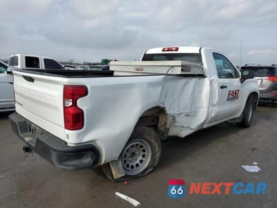 Trzecie zdjęcie samochodu z tyłu: 2023 CHEVROLET SILVERADO C1500 VIN:3GCNAAED6PG162127 - miniatura